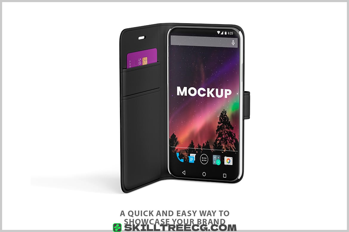 图片[3]-Phone in Wallet Case Mockup（129154）-技能树